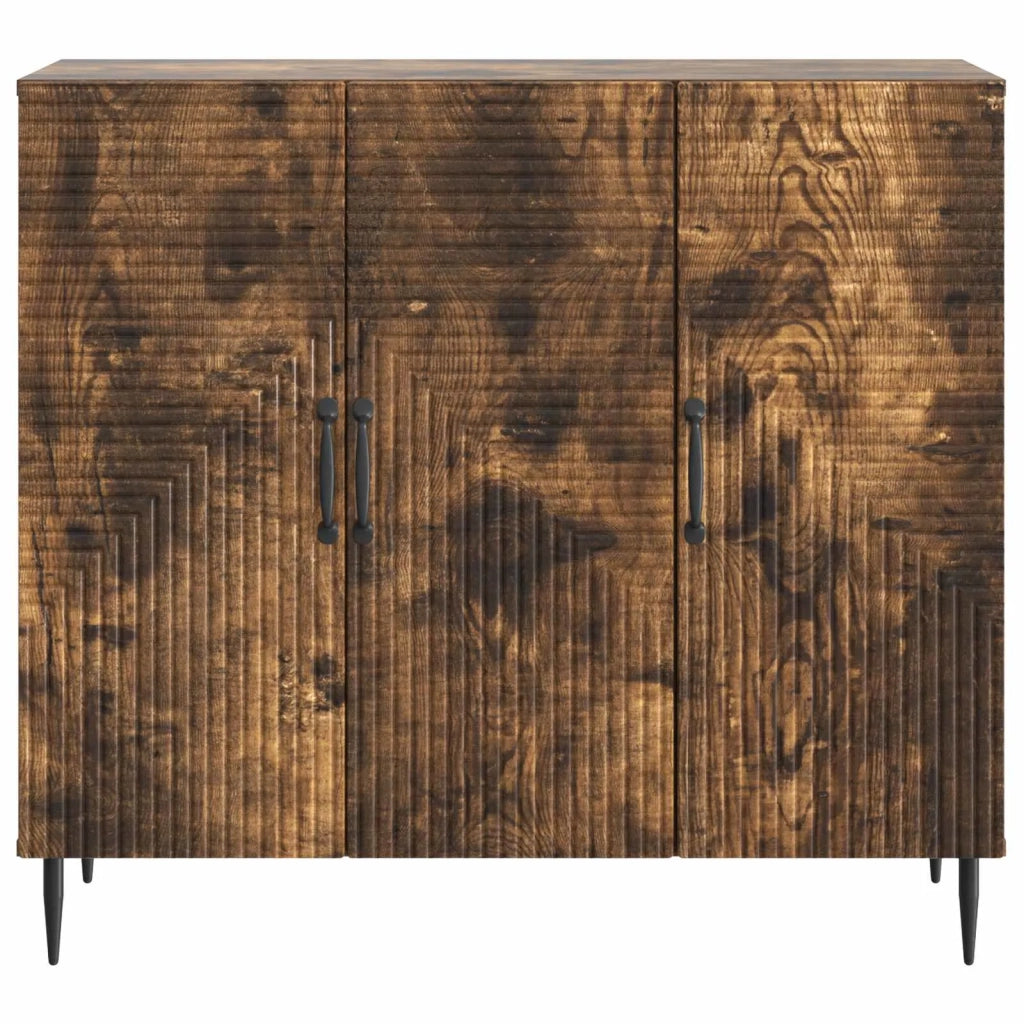 Credenza Rovere Fumo 89 x 34,5 x 80 cm Legno ingegnerizzato 894880
