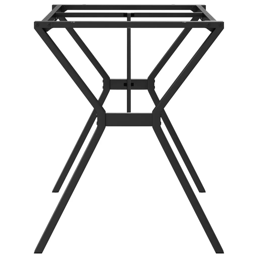 Telaio Gambe a Y per Tavolo da Pranzo 120x60x73 cm in Acciaio