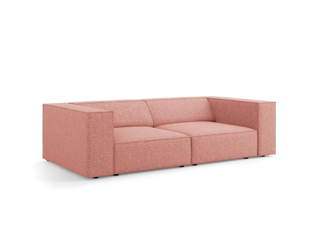 Cosmopolitan Design - Divano "Arendal" 3 posti in ciniglia rosa 
