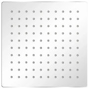 Soffione per Doccia a Pioggia 2 pz Acciaio Inossidabile 20x20cm CFW4351420