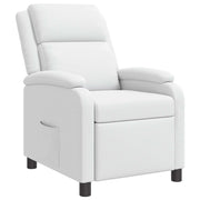Poltrona reclinabile Bianco Similpelle 42034848