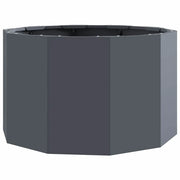 Fioriera | Cassetta per fiori | Vaso Antracite 60 x 60 x 35 cm Acciaio