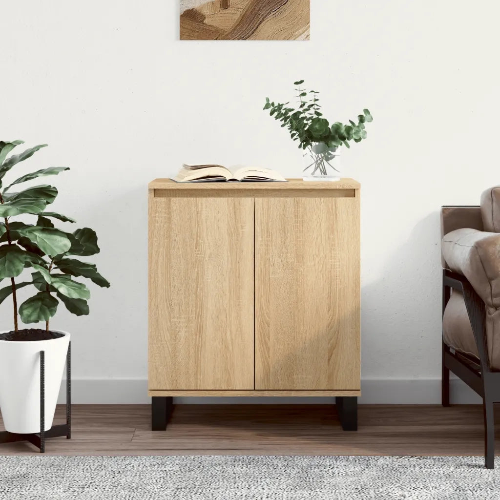 Credenza-Buffet-Armadio da cucina Rovere Sonoma 60x35x70 cm in Legno Multistrato 998872