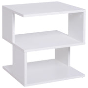 Tavolino da Caff¨¨ ¨C Zephmum ¨C Legno Bianco 40x40x43cm
