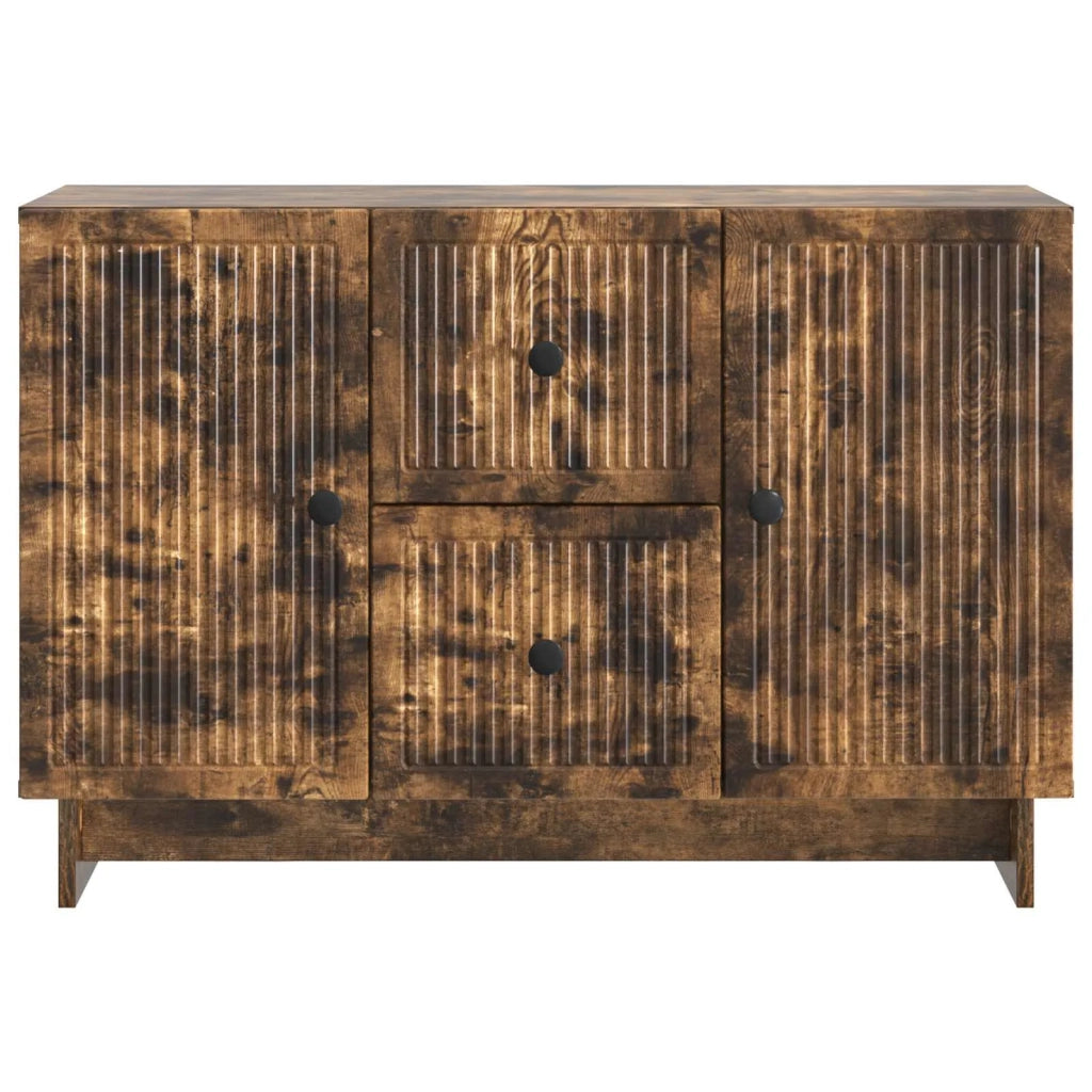 Credenza Rovere Fumo 89 x 34,5 x 60 cm Legno ingegnerizzato
