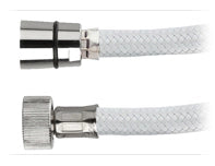 FLESSIBILE PER  DOCCIA IN  NYLON BIANCO- cm 150- Remer- pezzi 1