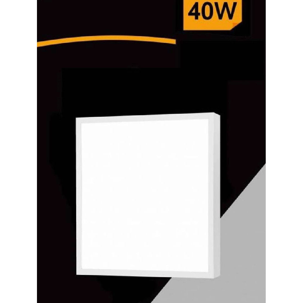 Trade Shop - Plafoniera Soffitto 60x60 Cm Pannello Led 40w 3 Colorazione Di Luce Lp600-40w-3c -