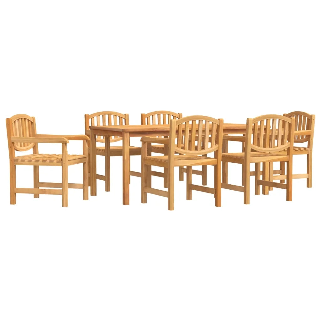 Set da Pranzo da Giardino 7 pz in Legno Massello di Teakcod mxl 117657