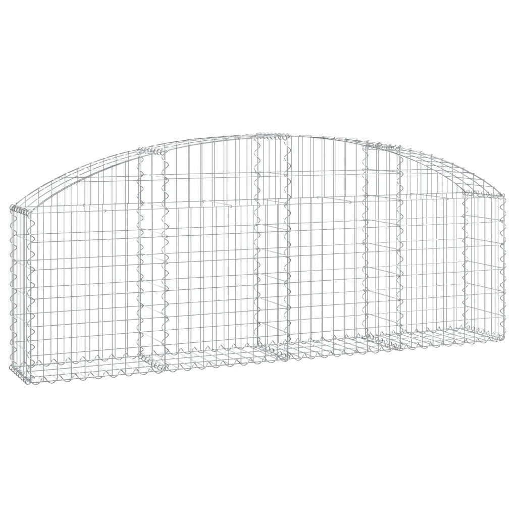 Cesto Gabbione ad Arco 200x30x60/80 cm Ferro Zincatocod mxl 128700