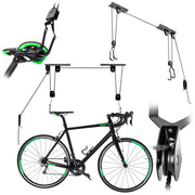 KADAX Supporto per bicicletta da soffitto, gancio per sollevamento biciclette, robusto.
