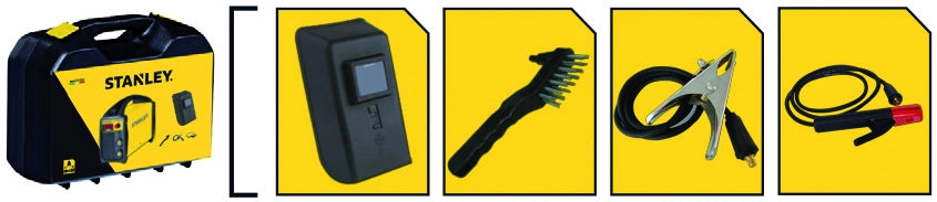 Stanley SALDATRICE AD INVERTER SIRIO 140  4,2 kW - 130 Amp  VALIGETTA+ACCESSORI