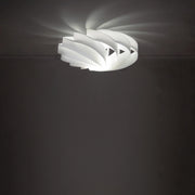 Plafoniera Moderna Flat Polilux ® Bianco 1 Luce E14