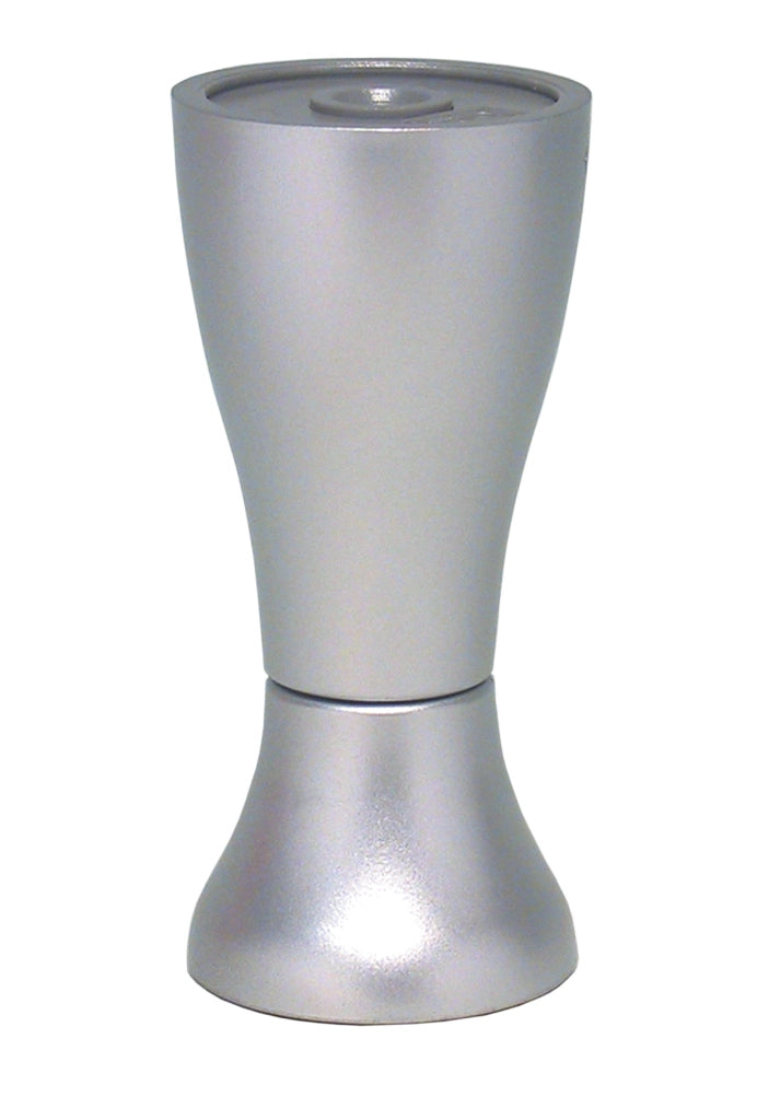 PIEDINO REGOLABILE ABS 90 MM P0224 ALLUMINIO- GS PLAST- 12,0 pz
