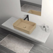 Mensolone bagno 110 cm grigio chiaro per lavabo da appoggio Master