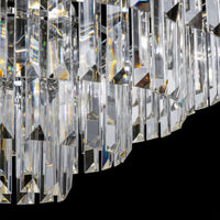 Lampada pendente Neoclassic in Metallo e Vetro Revero Cromo