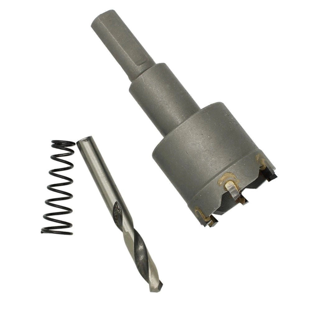 Trade Shop - Fresa A Tazza Con Punta Per Trapano Muro Metallo Legno Acciaio Da 20 A 80mm -       80 Mm