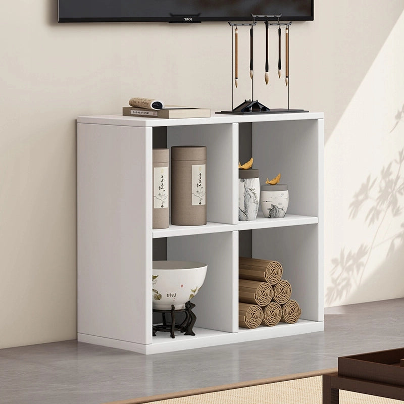 Scaffale aperto modulare bianco mensola armadio cassettiera loft scandinavo