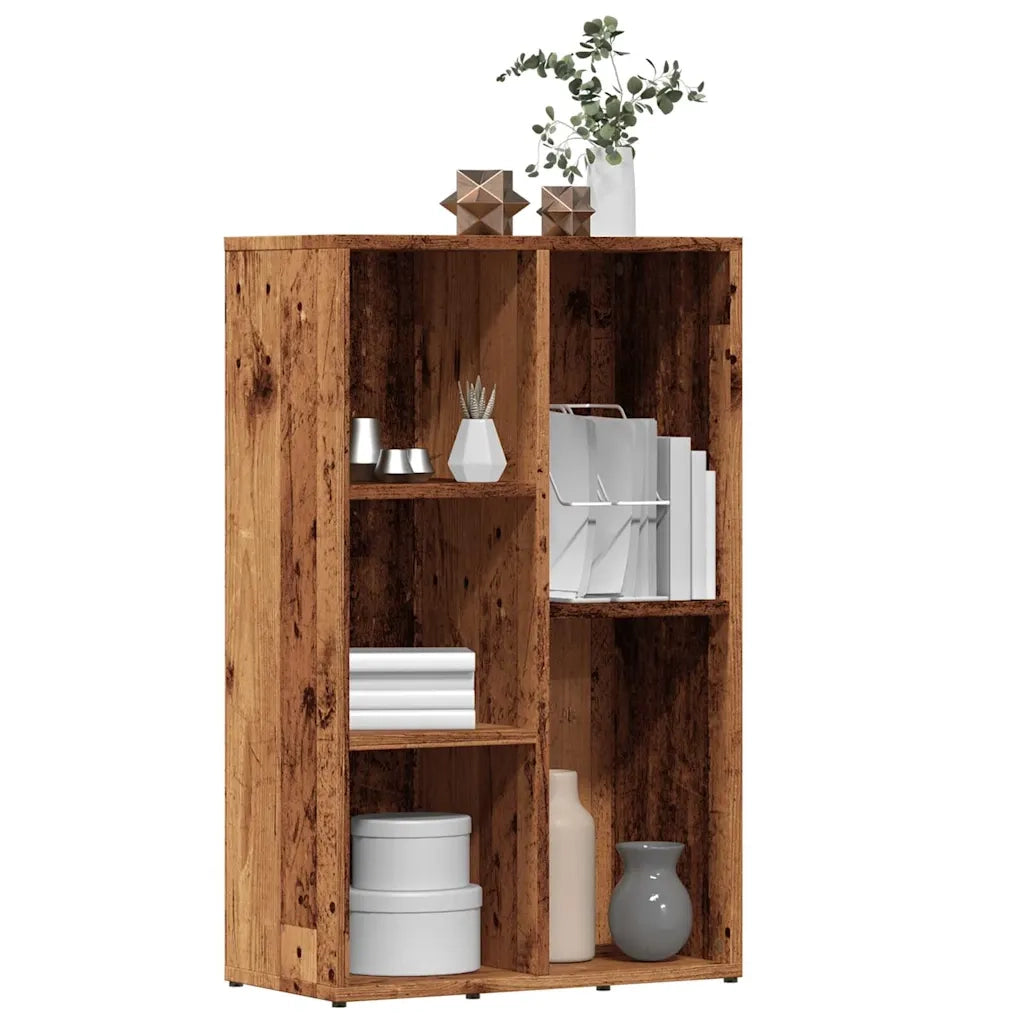 Libreria Legno Antico 50x25x80 cm in Legno Multistrato 855780