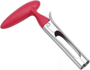 Uitstaccatore per mele in acciaio inossidabile con lama in acciaio inossidabile - qualità alimentare - bordo dentellato - rosso