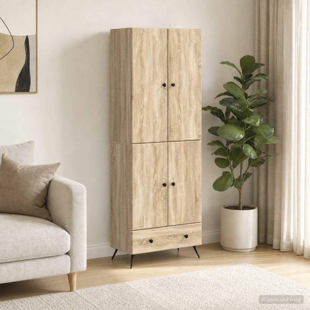 Set di armadi 2 pcs Rovere Sonoma Legno ingegnerizzato 3416855
