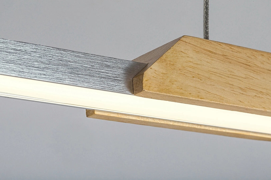 Lampada a sospensione LED 26W 4000K faggio Rabalux Tamur