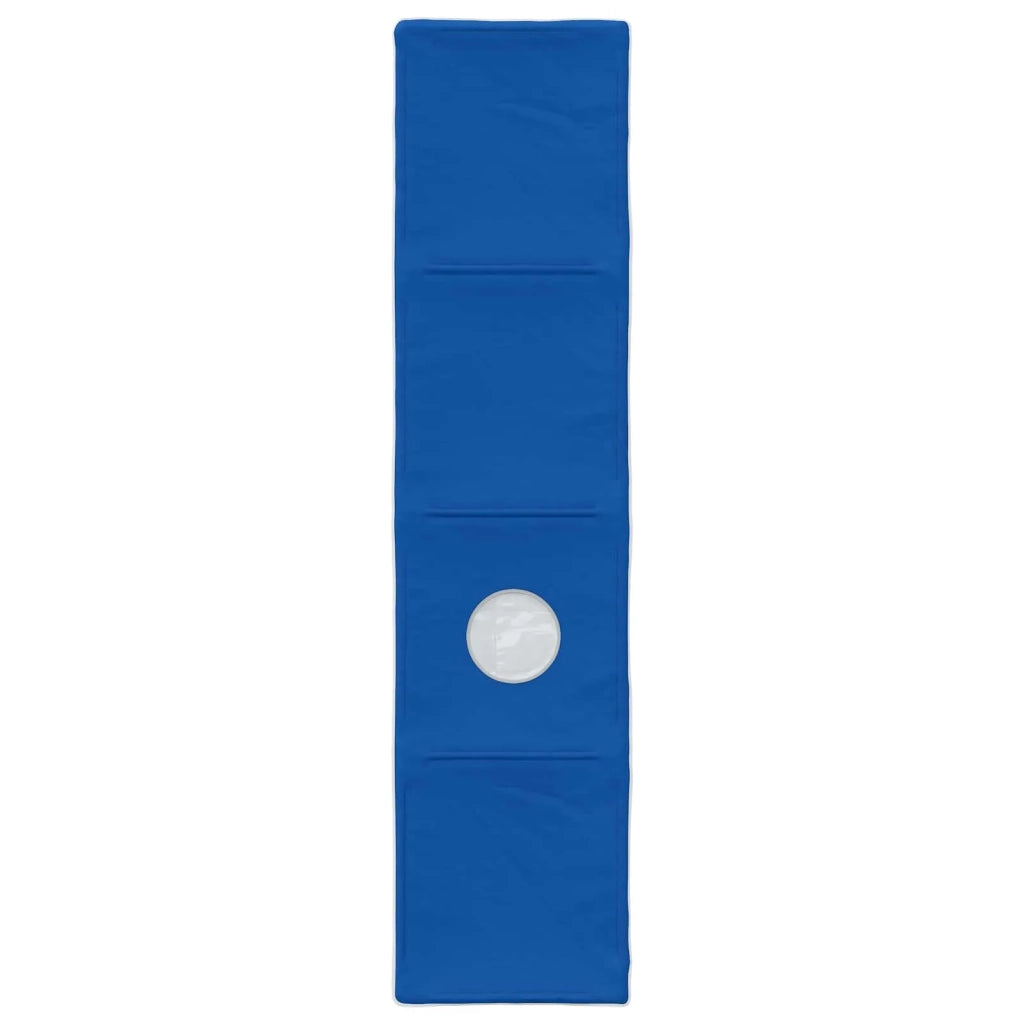 Letto con Tunnel 3 pz Bianco e Blu Legno ingegnerizzato 3423499