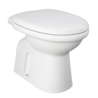 Kit Sanitari filomuro Karla Rak ceramics - Kit standard Karla (Bidet, vaso scarico muro, coprivaso in abs)