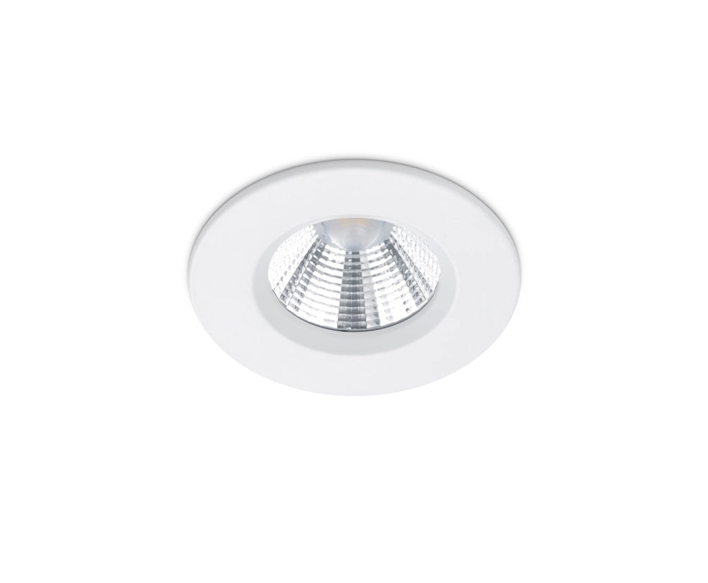 Illuminazione da Incasso da Interno a LED in Metallo Bianco Opaco