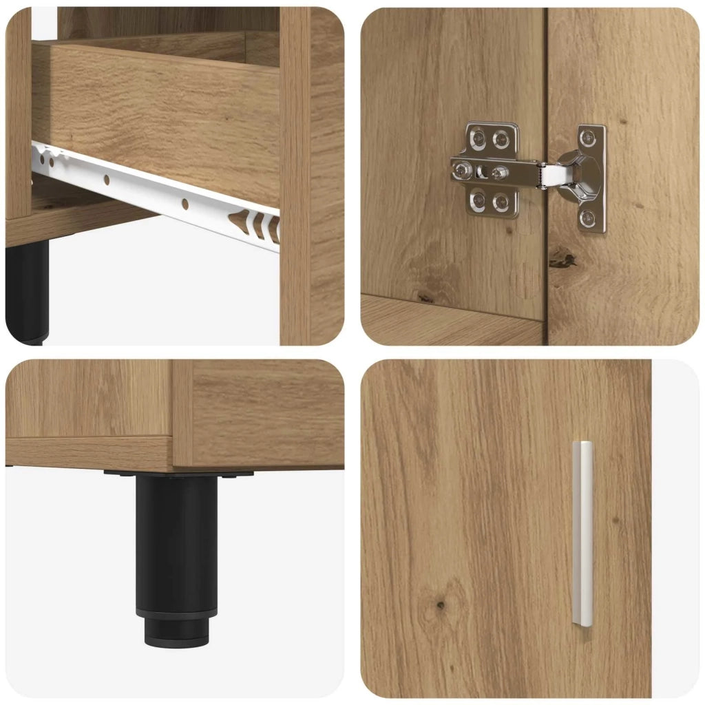 Mobiletto da bagno Rovere Artigianale 60 x 35 x 60 cm 889384
