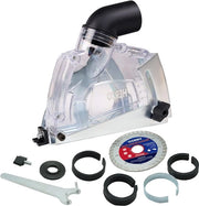 Aspiratore con sabbia a sega a mano con fessura di guida - 115 mm/125 mm - dischi abrasivi inclusi