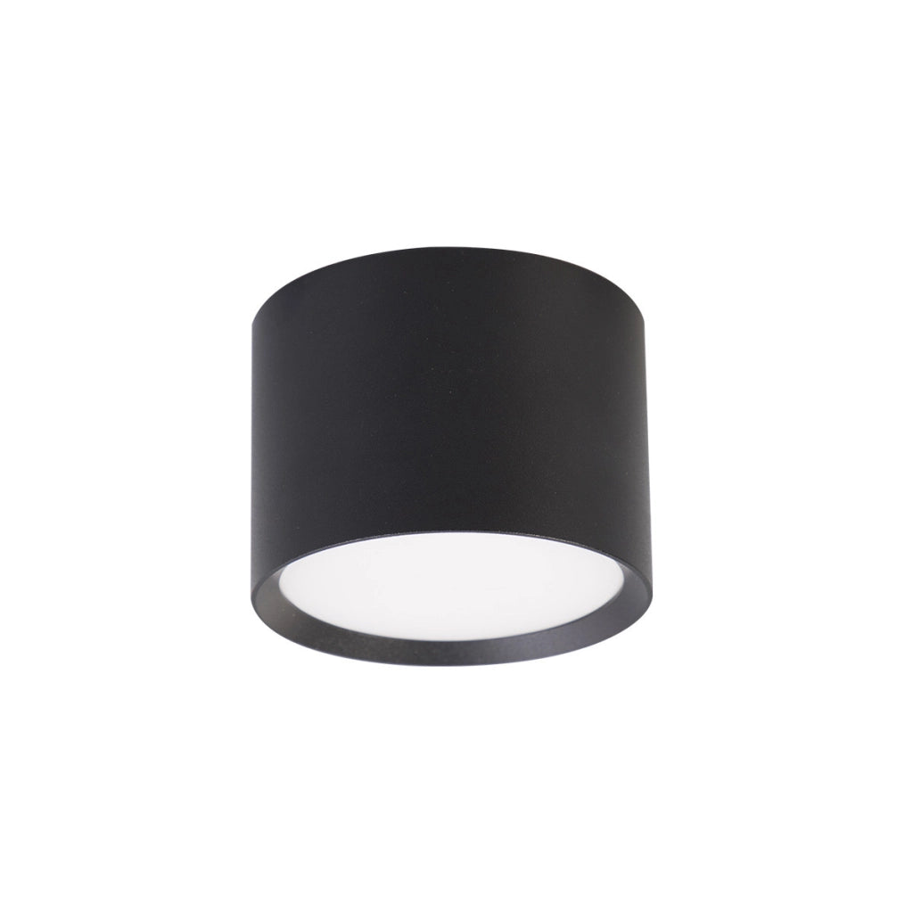 Spot soffitto Kendal nero tondo 8,2cm GX53 Light Prestige