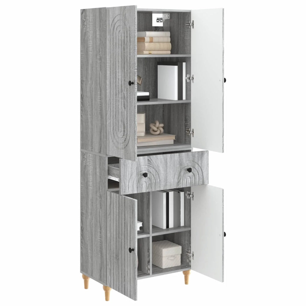 Set di armadi 2 pcs 66 x 34,5 x 90 cm Legno ingegnerizzato