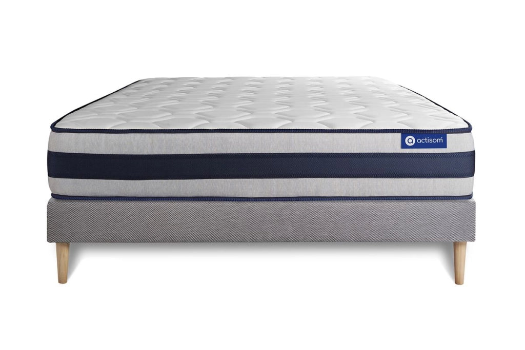 Kit rete e materasso Actilatex ergo 120x210cm - Spessore : 24cm - Lattice e memory foam - rigido