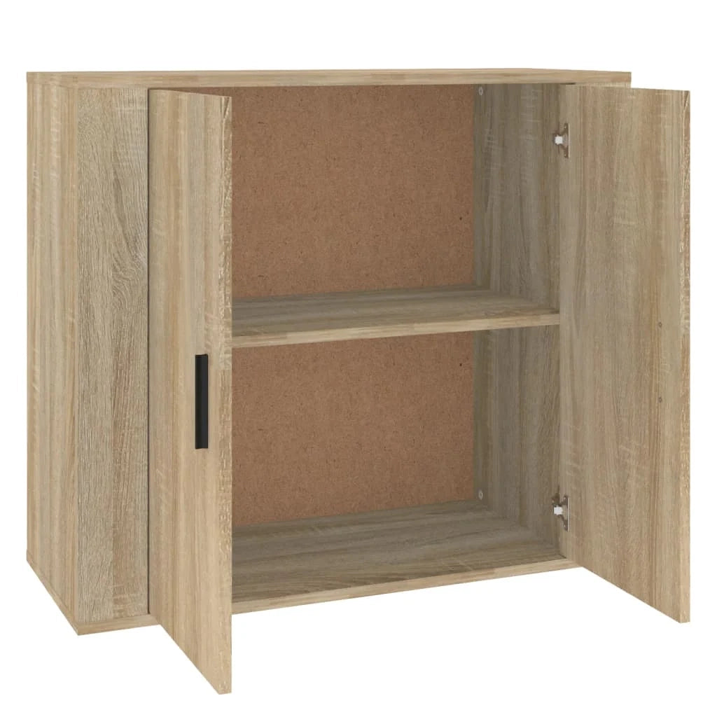 Buffet credenza cassettiera armadio mobile contenitore organizer cucina soggiorno Sonoma 80 x 33 x 70 cm legno ingegnerizzato beige 02_0031718