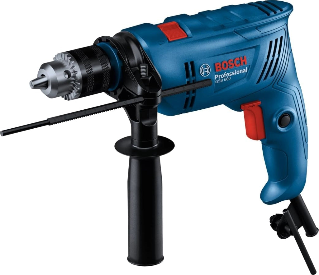 Bosch Professional Trapano con percussione a filo GSB 600 motore da 600 W