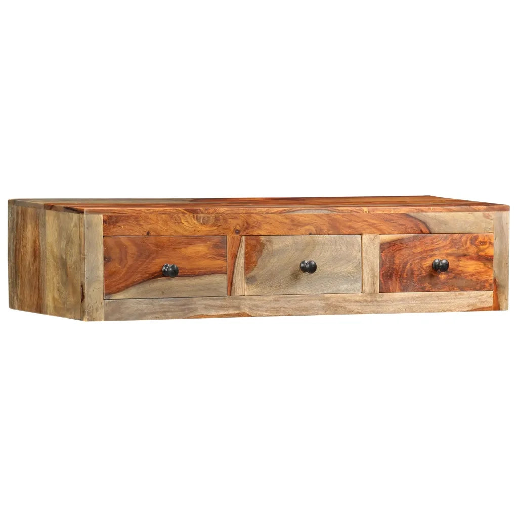 Tavolo Consolle da Parete 100x25x20 cm in Massello di Acacia 247749