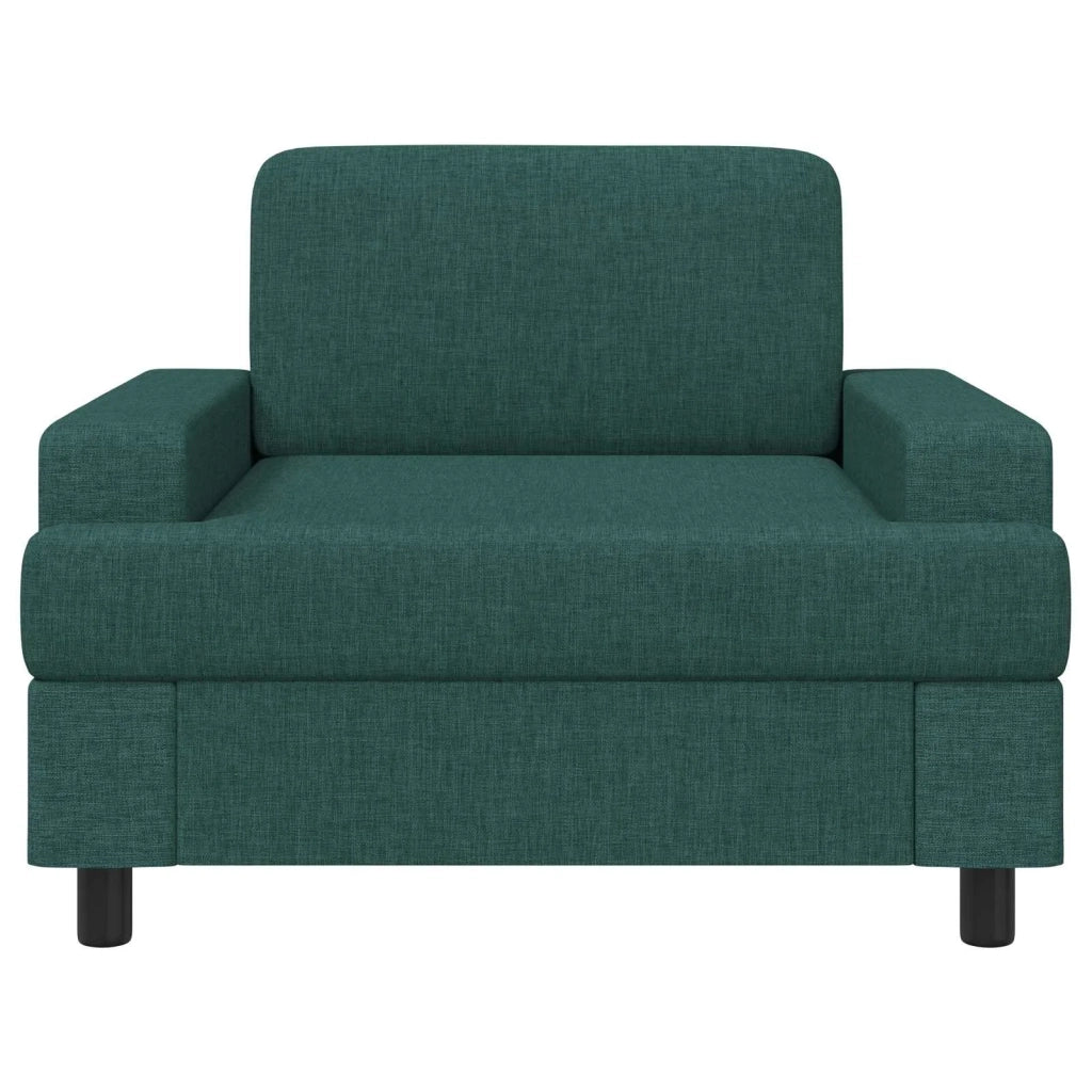 Poltrona Verde Scuro Tessuto 42043459