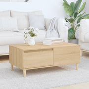 Tavolino Salotto-Tavolino da soggiorno-Tavolo Rovere Sonoma 90x50x36,5 cm Legno Multistrato 235107