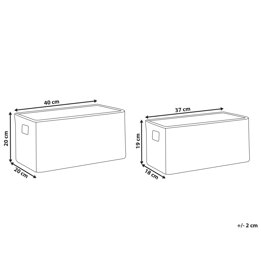 Set di 2 cestini in seagrass naturale con manici intrecciati a mano Decorazione di accessori per la casa in stile bohémien