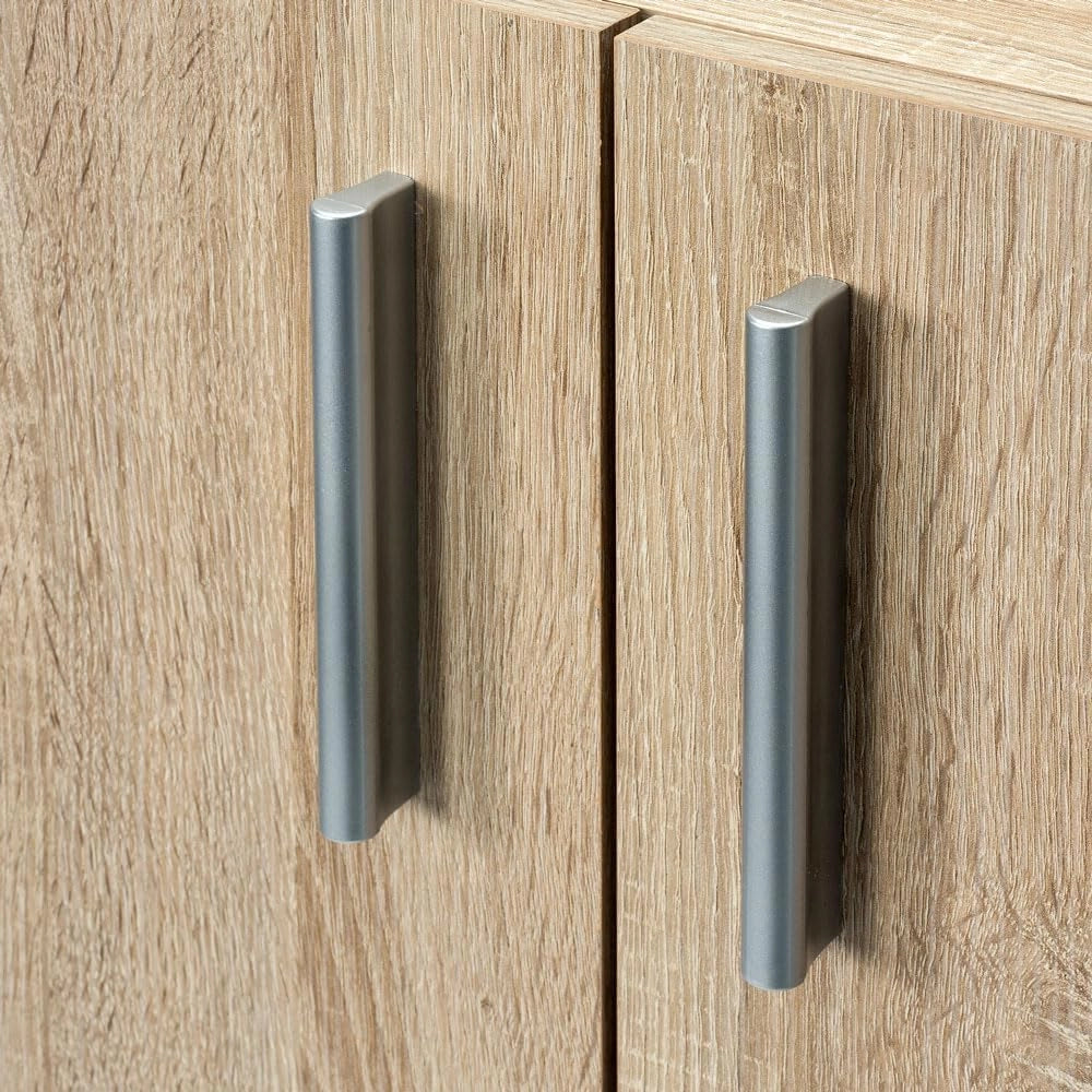 ® Mobiletto Ingresso Vela a 2 Ante con Ripiani 115,5x60x30cm Credenza Comò Armadietto Multiuso Ufficio Cassettiera Mobile Entrata Mobiletti
