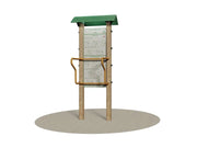 Piegamenti Gambe 3002 Giochipark cartello Dibond fitness outdoor