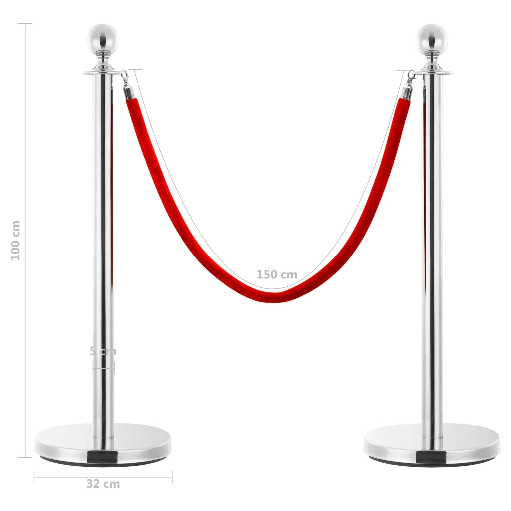 Set Transenne Separacode VIP 3 pz in Acciaio Inox Argento CFW1996817