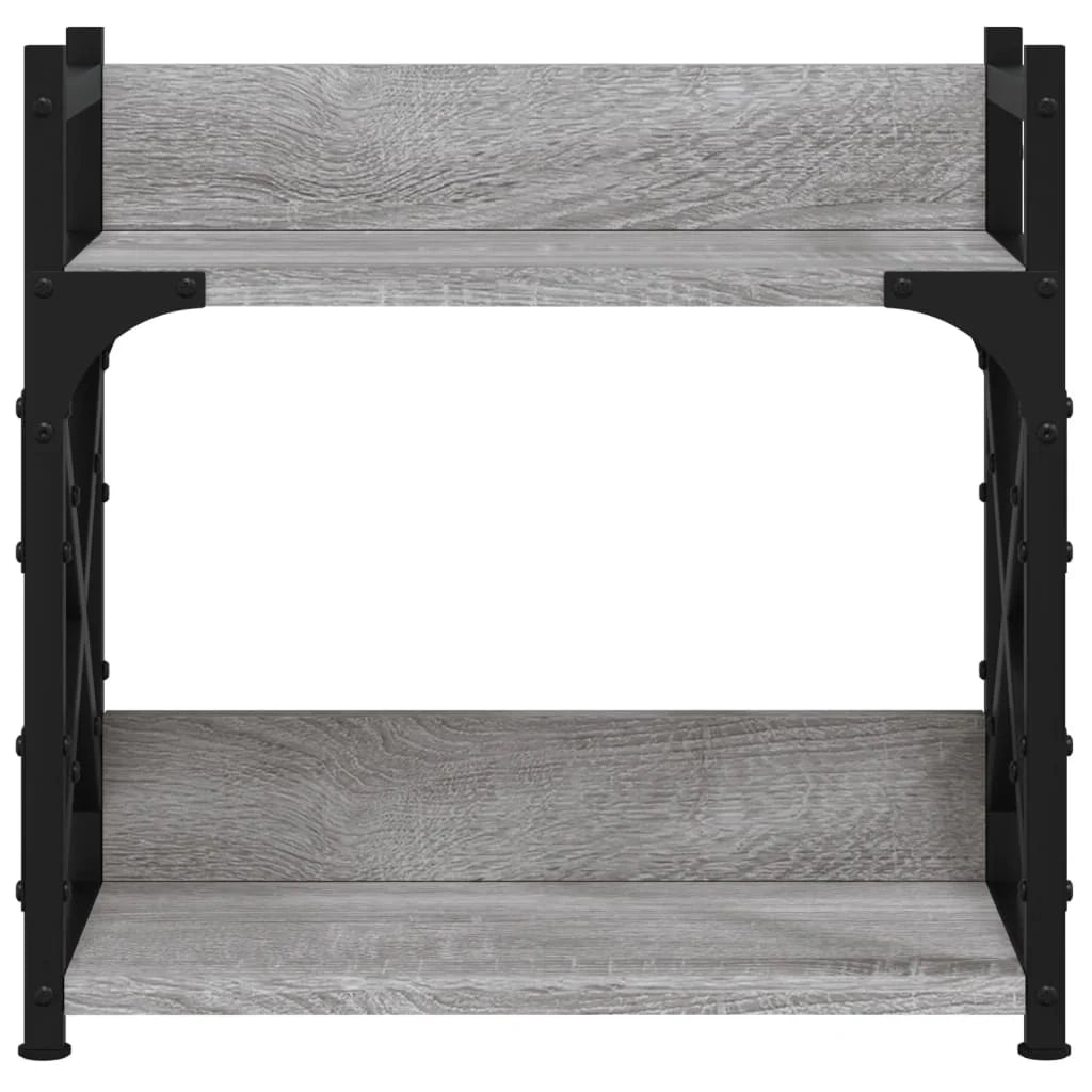 Sonoma Supporto per stampante a 2 livelli Scrivania/Mobile per ufficio 40 x 20 x 40 cm Grigio 02_0044794