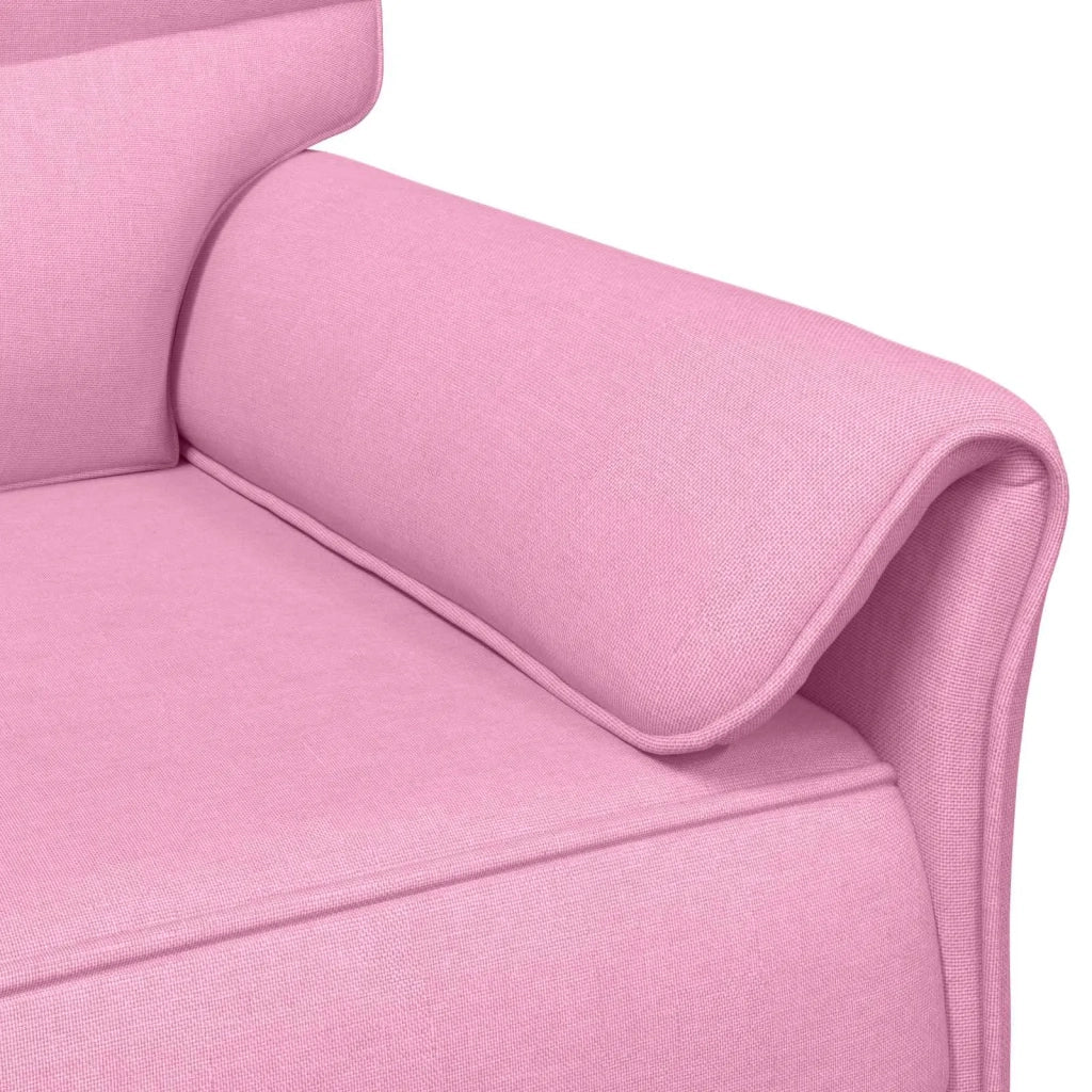 Set di divani 2 pz Rosa Tessuto 3424869