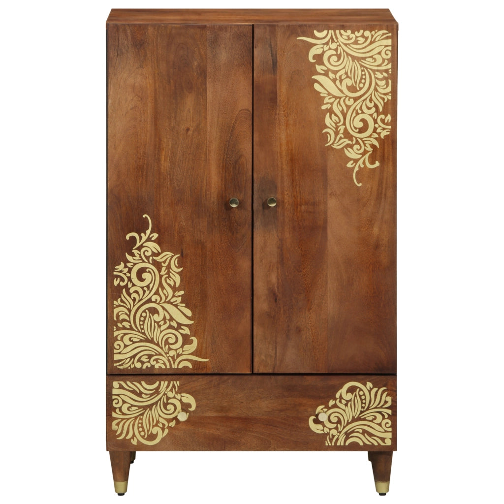 Alto Mobile 60x33x100 cm Legno Massello Mango