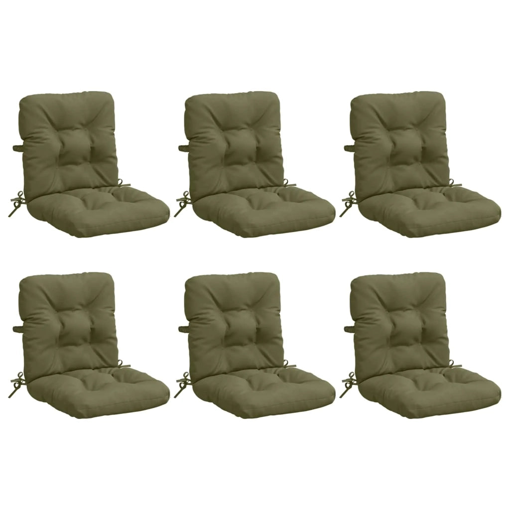 Cuscini per Sedia Alta in 6 Pezzi VIANEN 6 pcs 100% Poliestere 953784