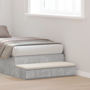Cassetti per letto Grigio cemento 80x36,5x16,5 cm Legno ingegnerizzato