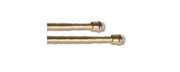 Coppia Bacchette Bastoni per tende colore Ottone 60 cm x 7 mm