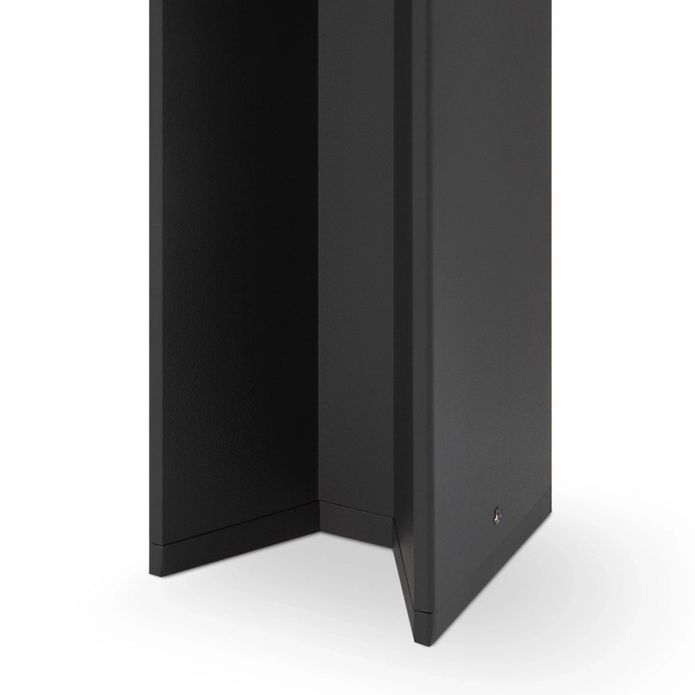 Lampione Per Esterno Moderno Alluminio Grigio Luce Led 9W Ip54
