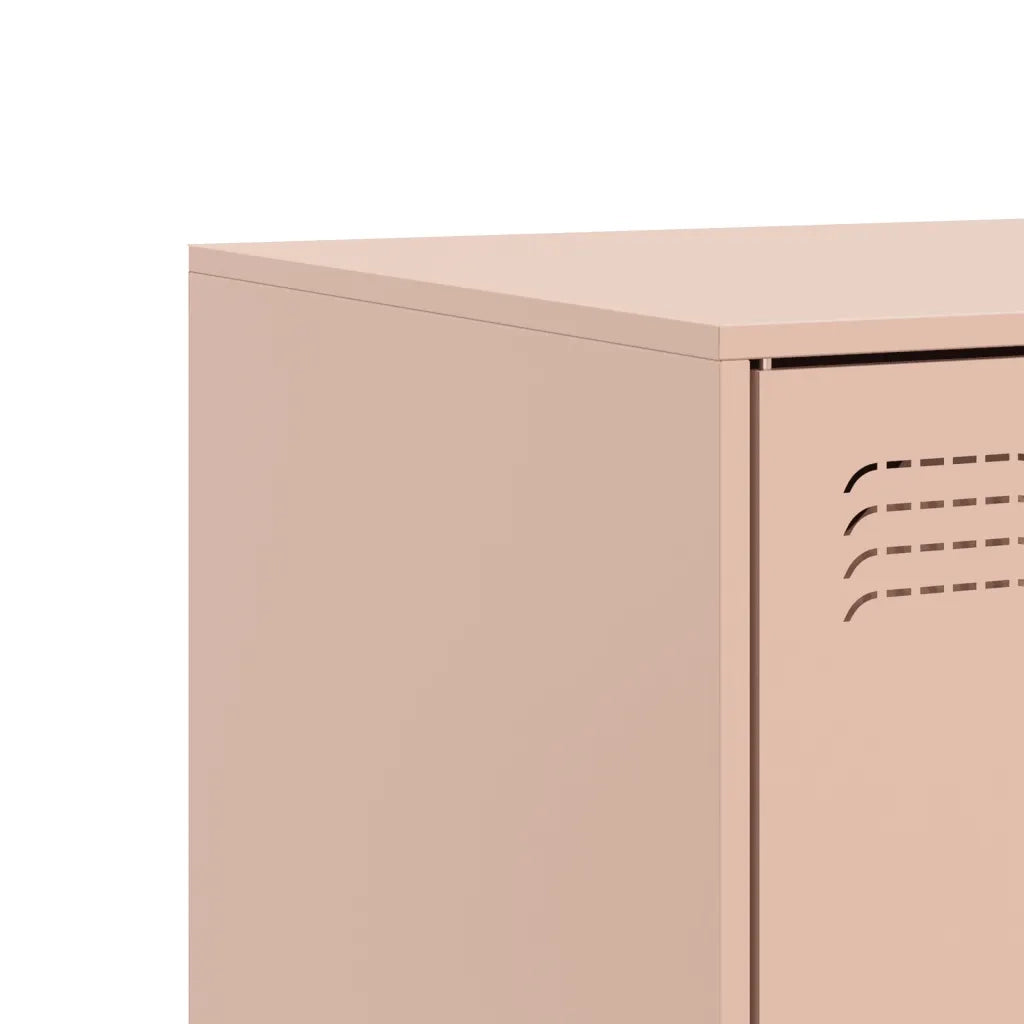 Mobile Porta TV Rosa 99x39x44 cm in Acciaio 841644